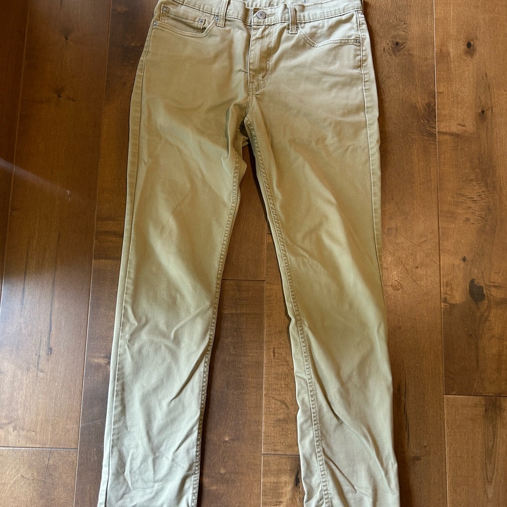 Vintage Levi’s red tab beige jeans pants 32x34 straight leg
